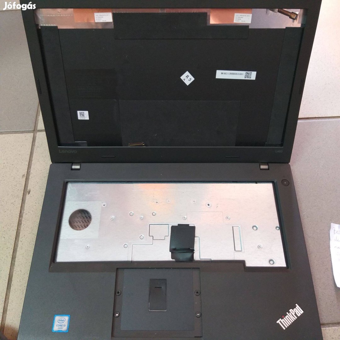 447.Lenovo L460 hibás,hiányos laptop!Memória,hdd,ssd,töltő nélkül! Uta