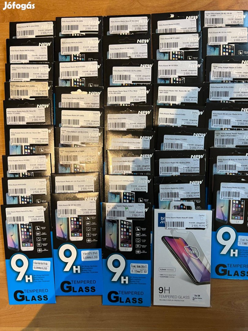 44 db. Edzett üvegfólia Xiaomi mobiltelefonokhoz
