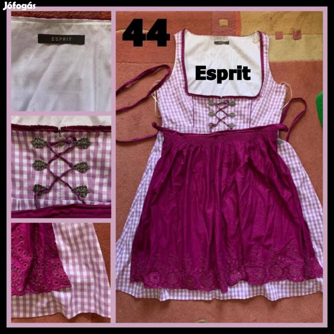 44-es mályva kockás Dirndl ruha /Esprit/