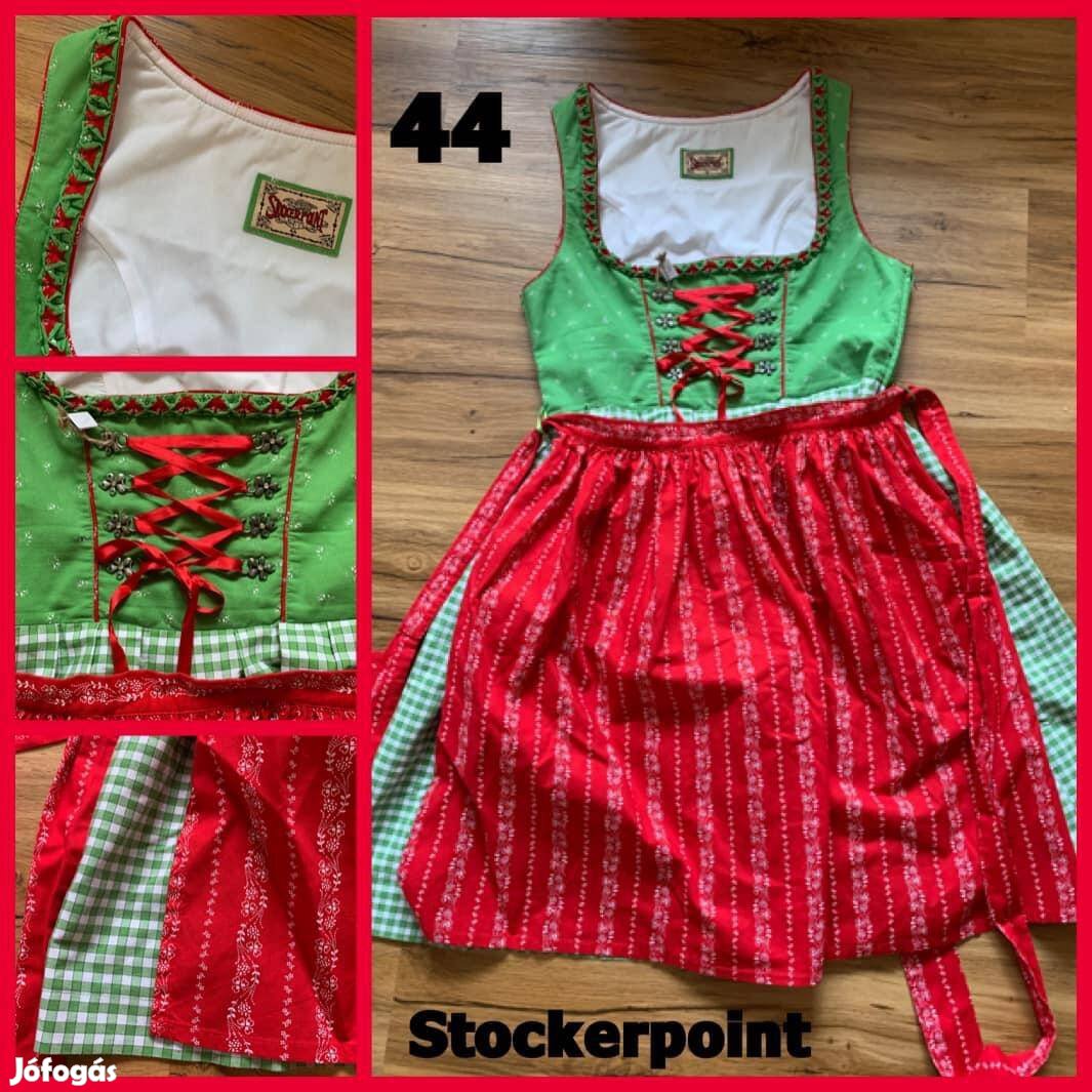 44-es zöld-piros Dirndl ruha /Stockerpoint/