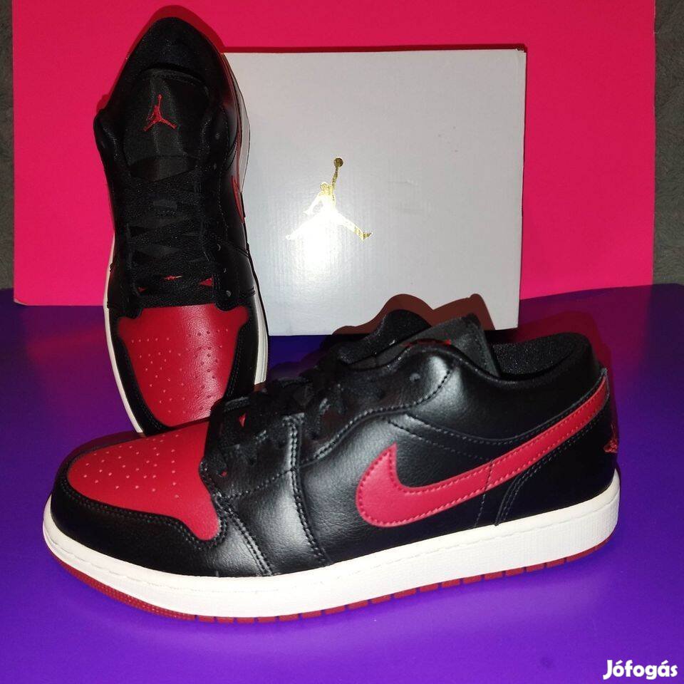 44es Air Jordan 1 Low BlackSailGym Red