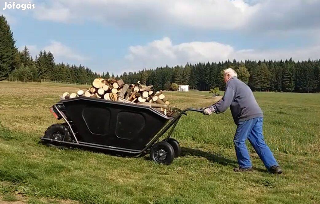 450 KG Teherbírású, Cseh Gyártmányú Jumbo 2WD Elektromos Szállítójármű