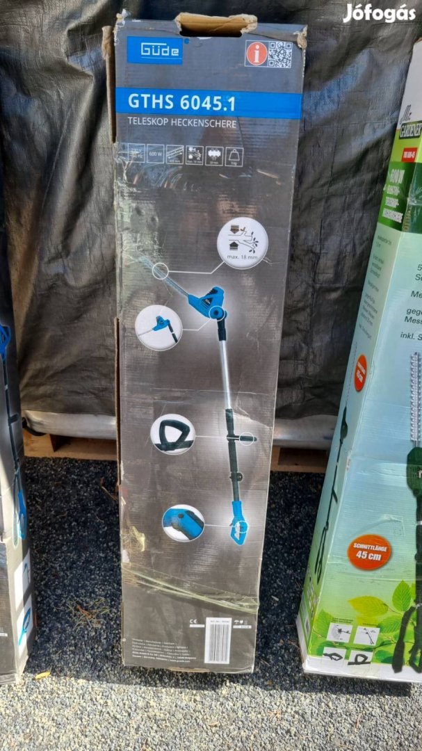 450mm-es munkahosszal magassági sövényvágó, teleszkópos sövény nyíró