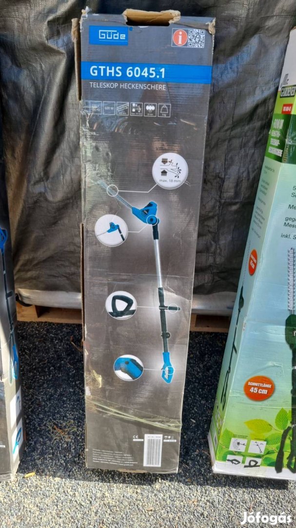 450mm vágási hosszall, teleszkópos sövény nyíró, magassági sövény vágó