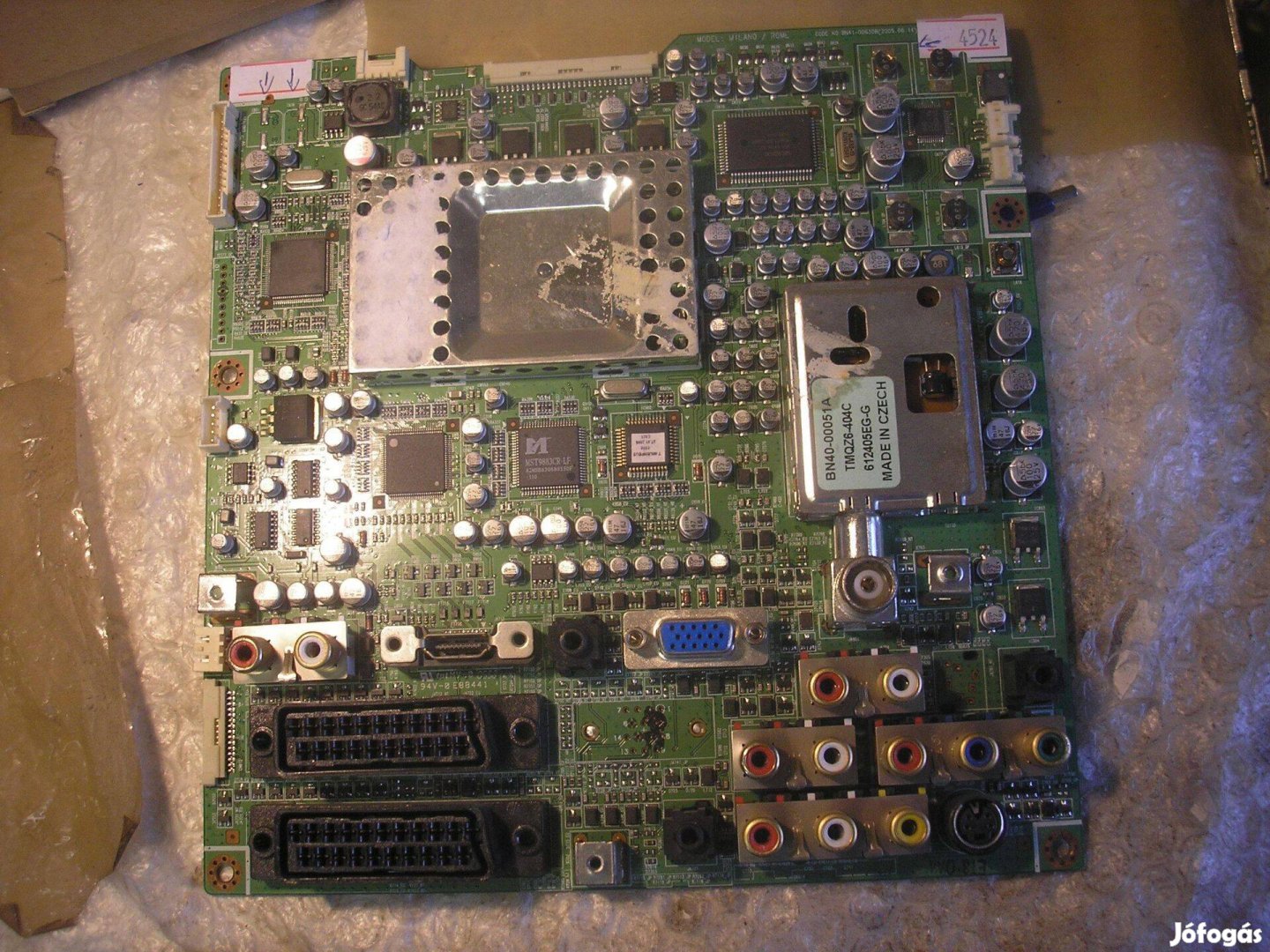 4524 hibás Samsung mainboard Milano / Rome BN41-00630B BN40-00051A