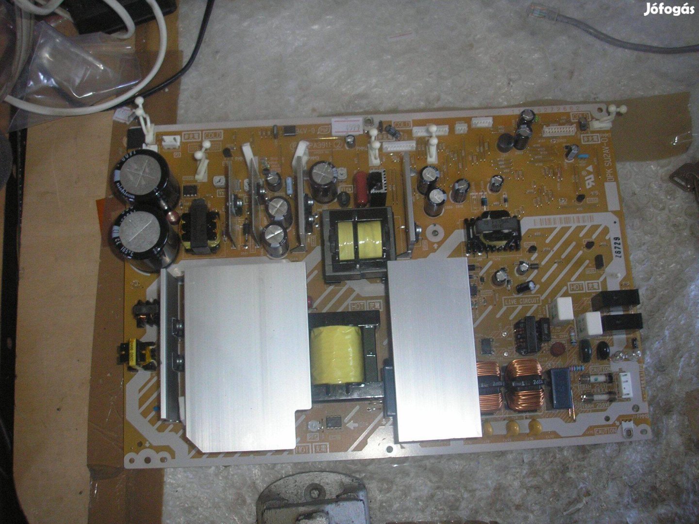 4599 Panasonic TH-42PV60EH tápegység Tnpa3911 2 Dpk SU2AV-0 TH-42PX60U