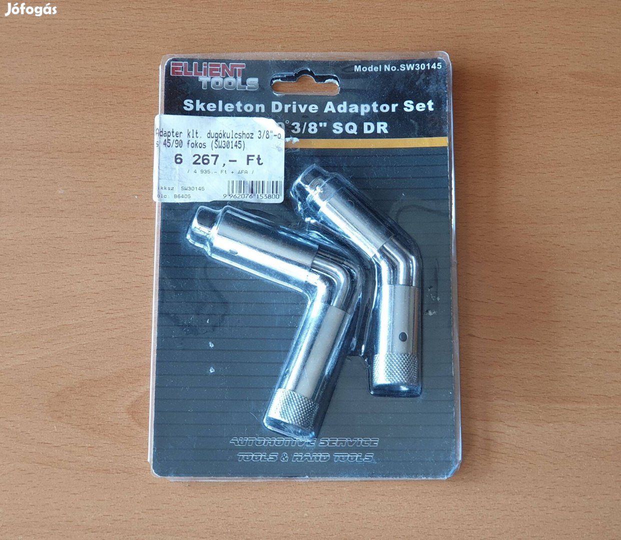 45° és 90°-os adapter készlet dugókulcshoz 3/8"-os (SW30145)