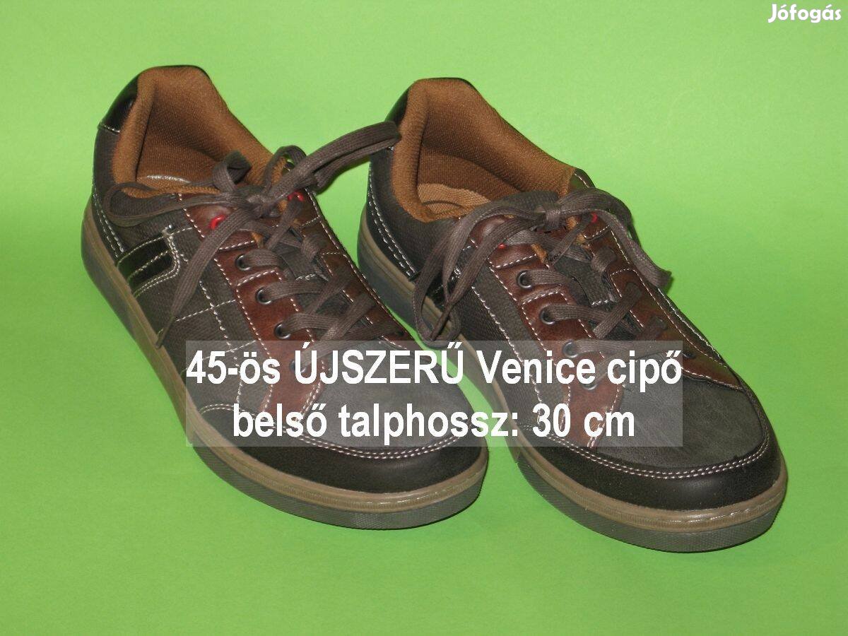 45 -ös újszerű Venice férfi cipő sportos fűzős bh 30 cm Bp. 12. ker