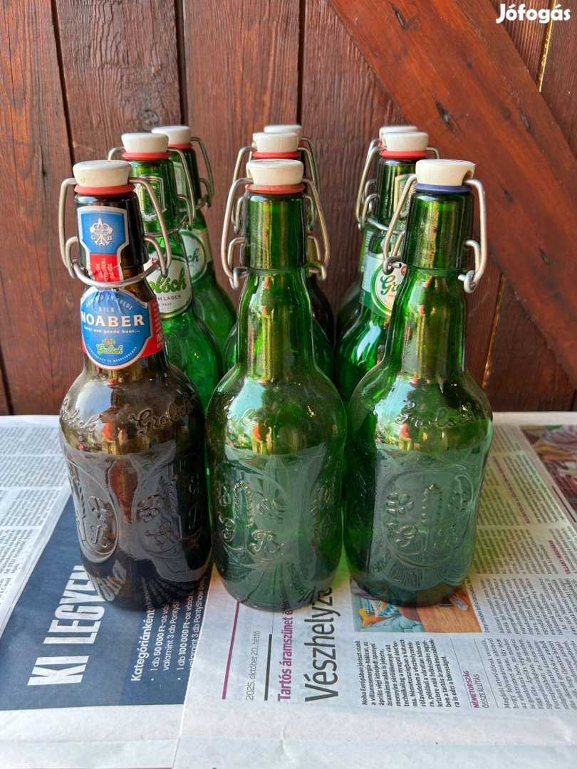 45 cl csatos sörösüveg