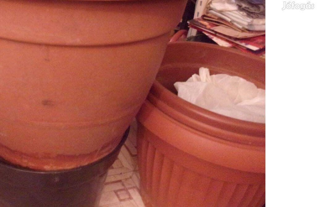 45 cm átmérőjű ültető cserép virágcserép Újpest központ
