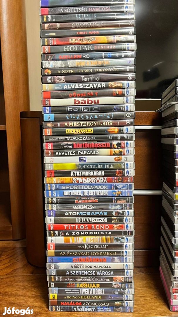 45 db eredeti,használt DVD csomag férfi film rajongóknak
