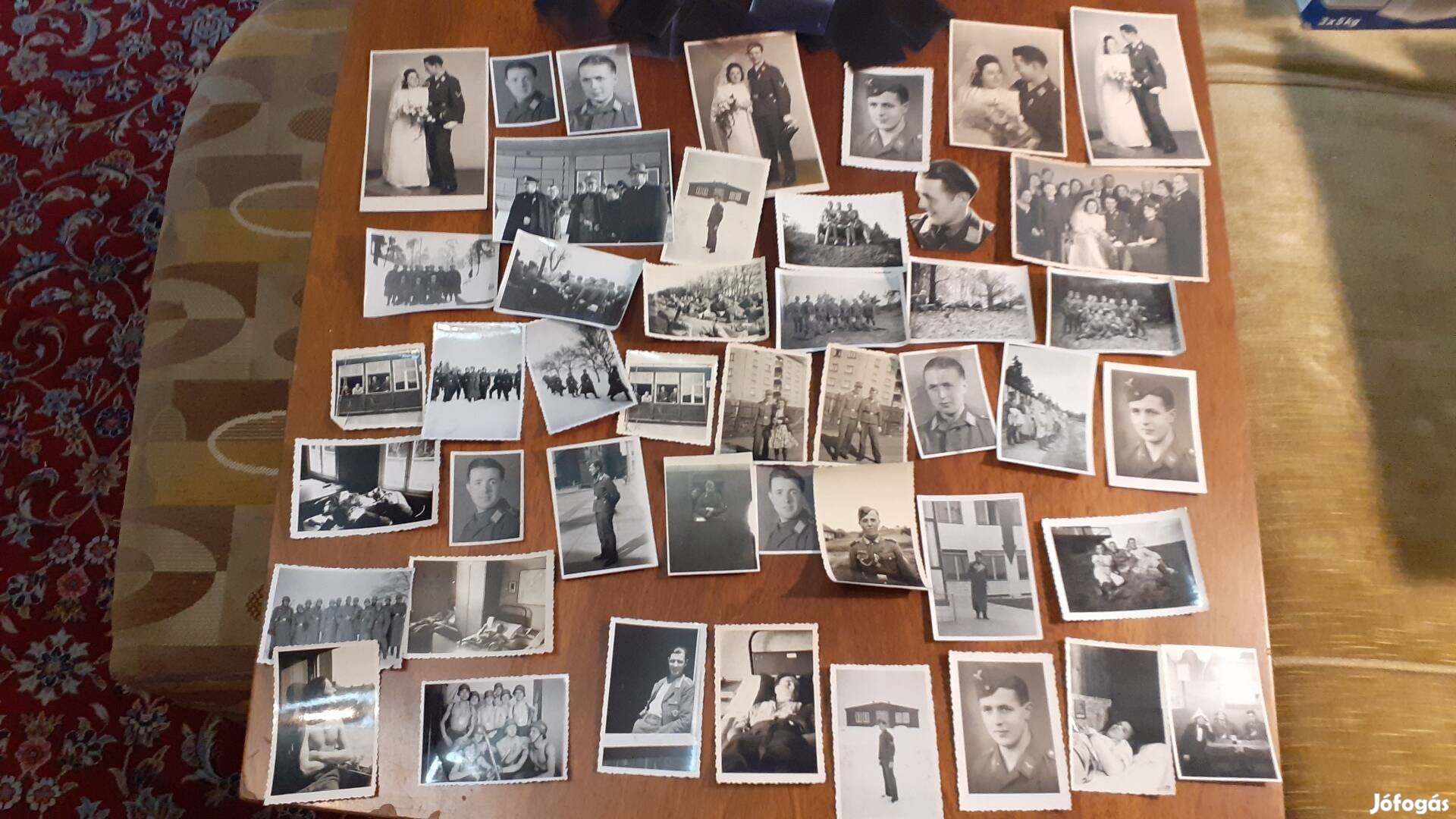 45 db eredeti német katona foto fénykép + sok negatív