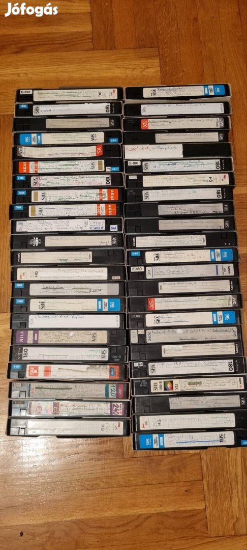 45 db vegyes vhs kazetta