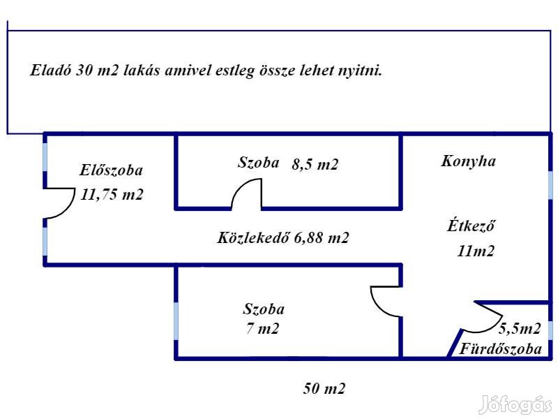 45 nm-es ház eladó Debrecen