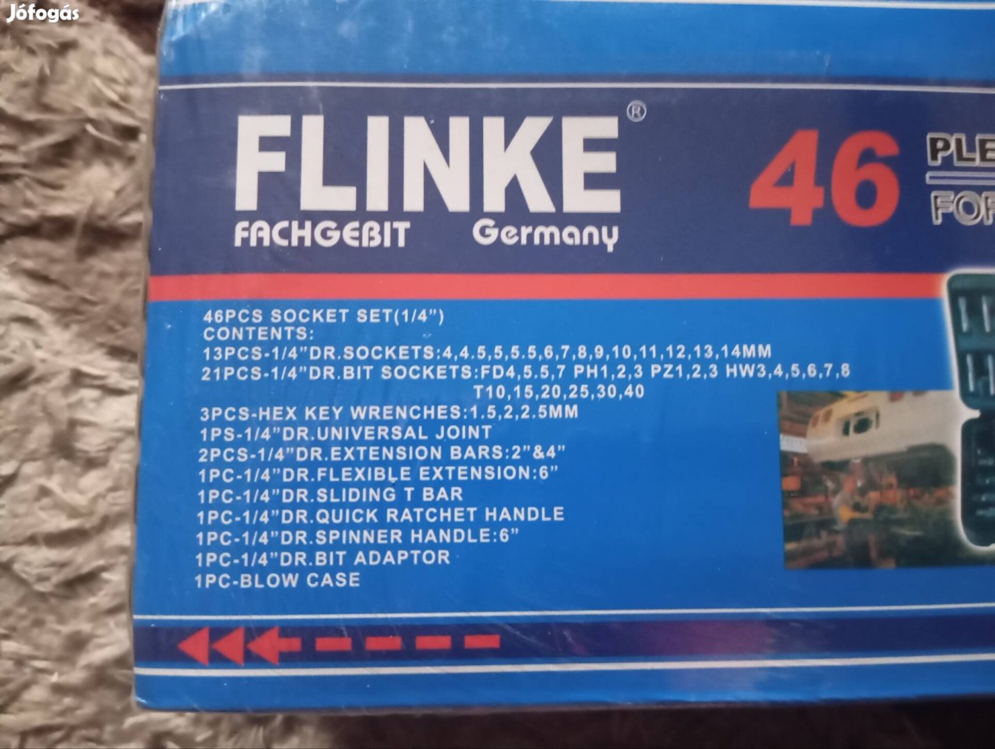 46 db os krova készlet 1/4 es