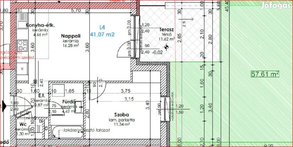 46 nm-es lakás eladó Győr