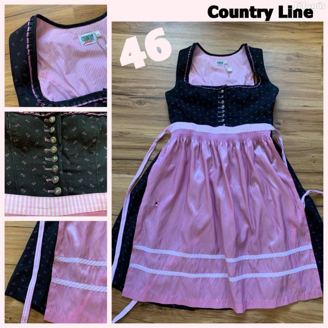 46-os barna-rózsaszín Dirndl ruha /Country Line/