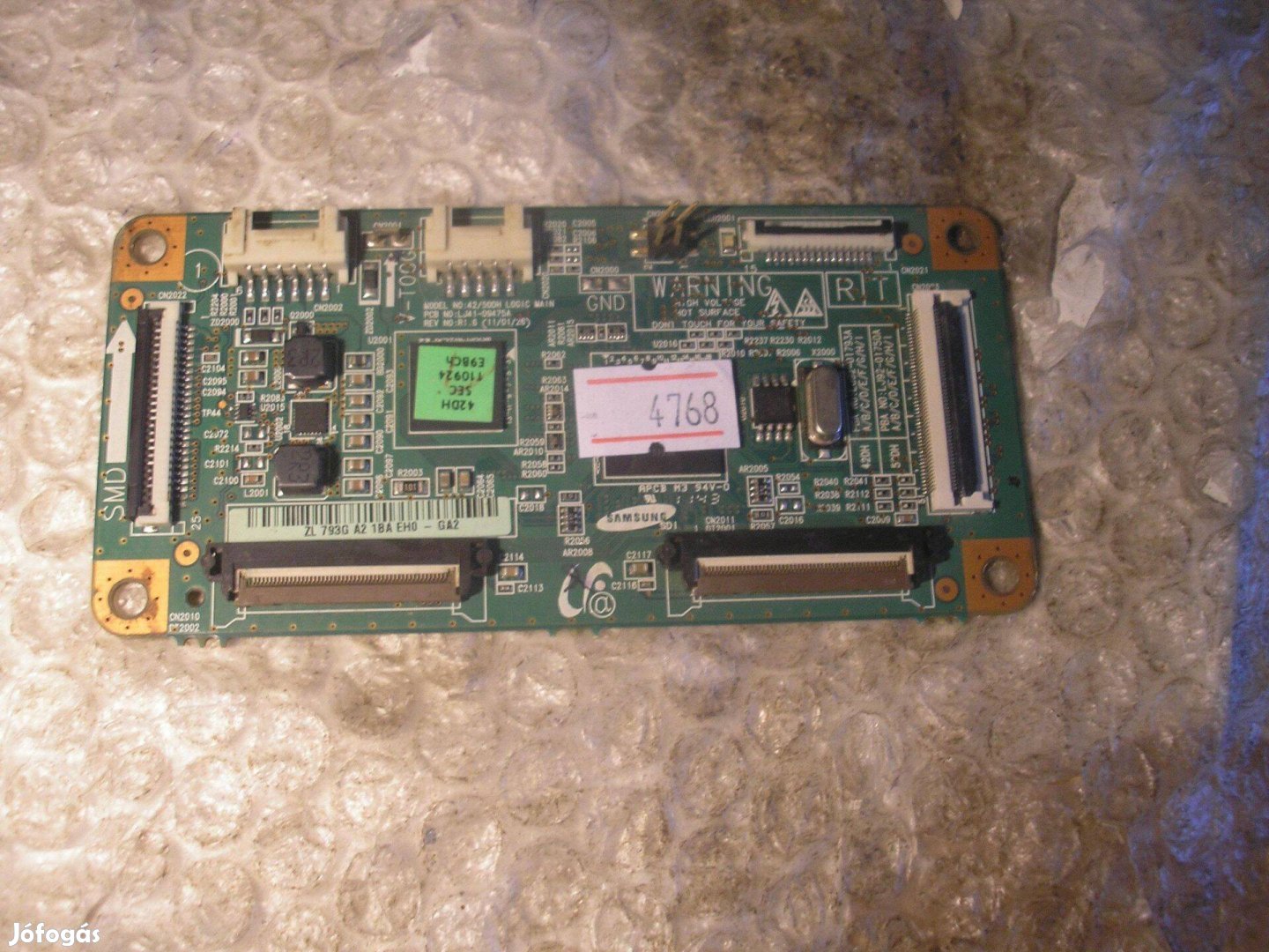 4768 Samsung CTRL 42DH LJ41-09475A LJ92-01793A rev R1.6