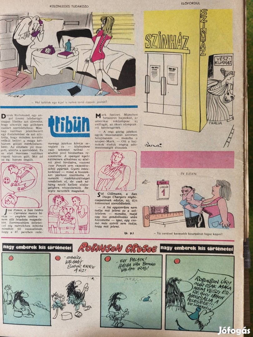 47 db 1973-as Ludas Matyi újság