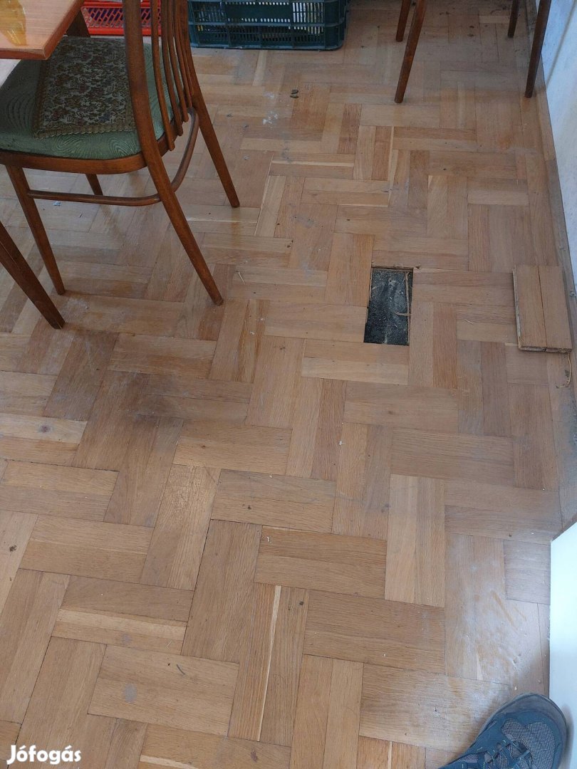 47 m2 régi fa parketta - saját felszedéssel