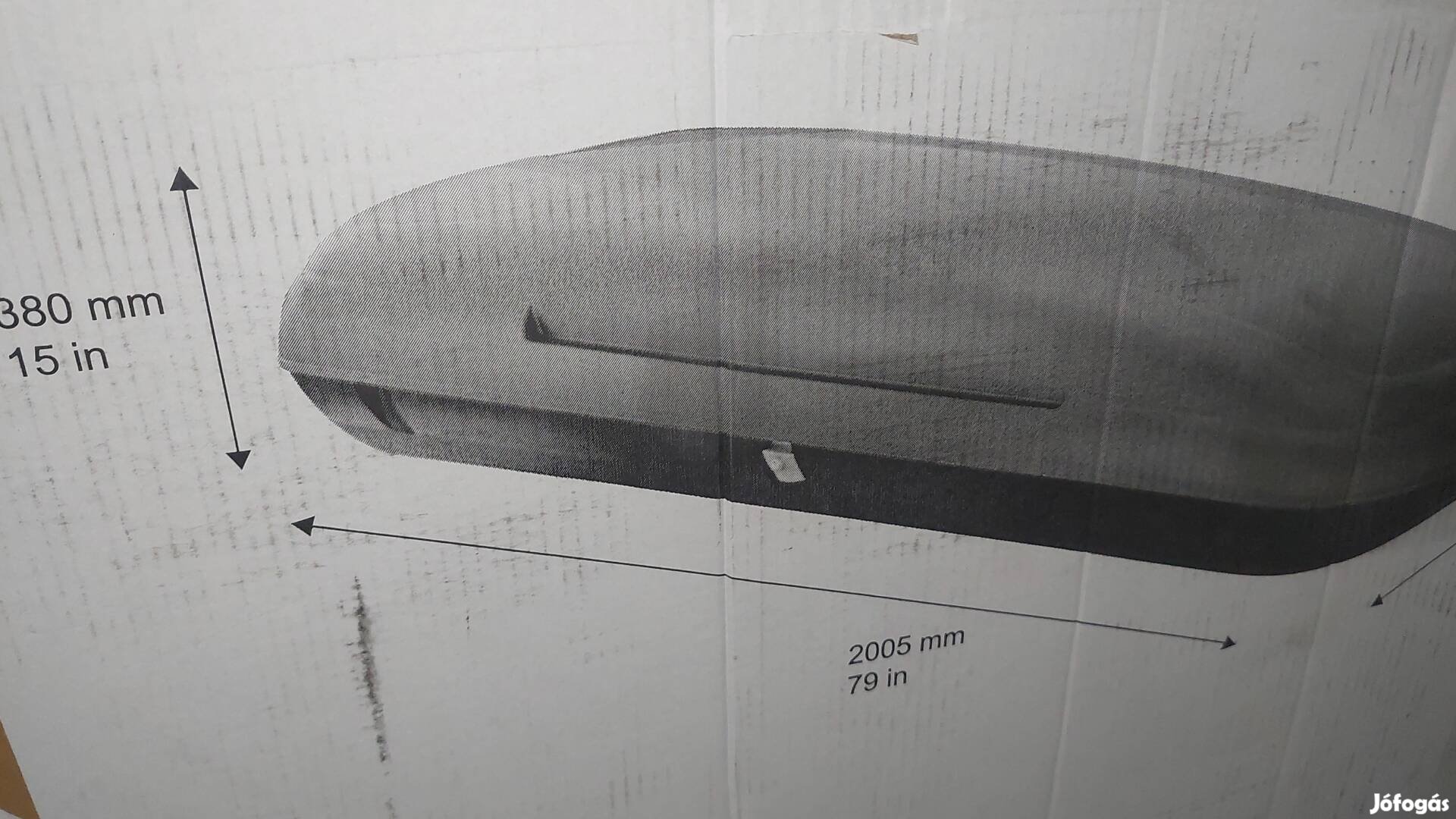480l-es tetődoboz, tetőbox, roofbox Új