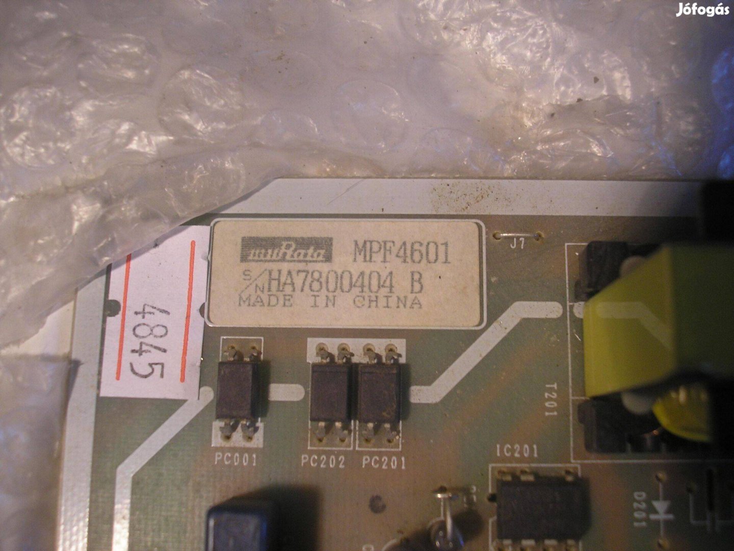 4845 hibás Toshiba tápegység MPF4601 Pcpf0200 77A HA7800404 B