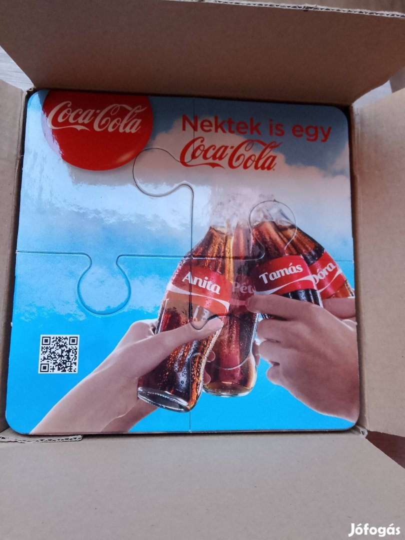 48 db Coca Cola puzzle alátét