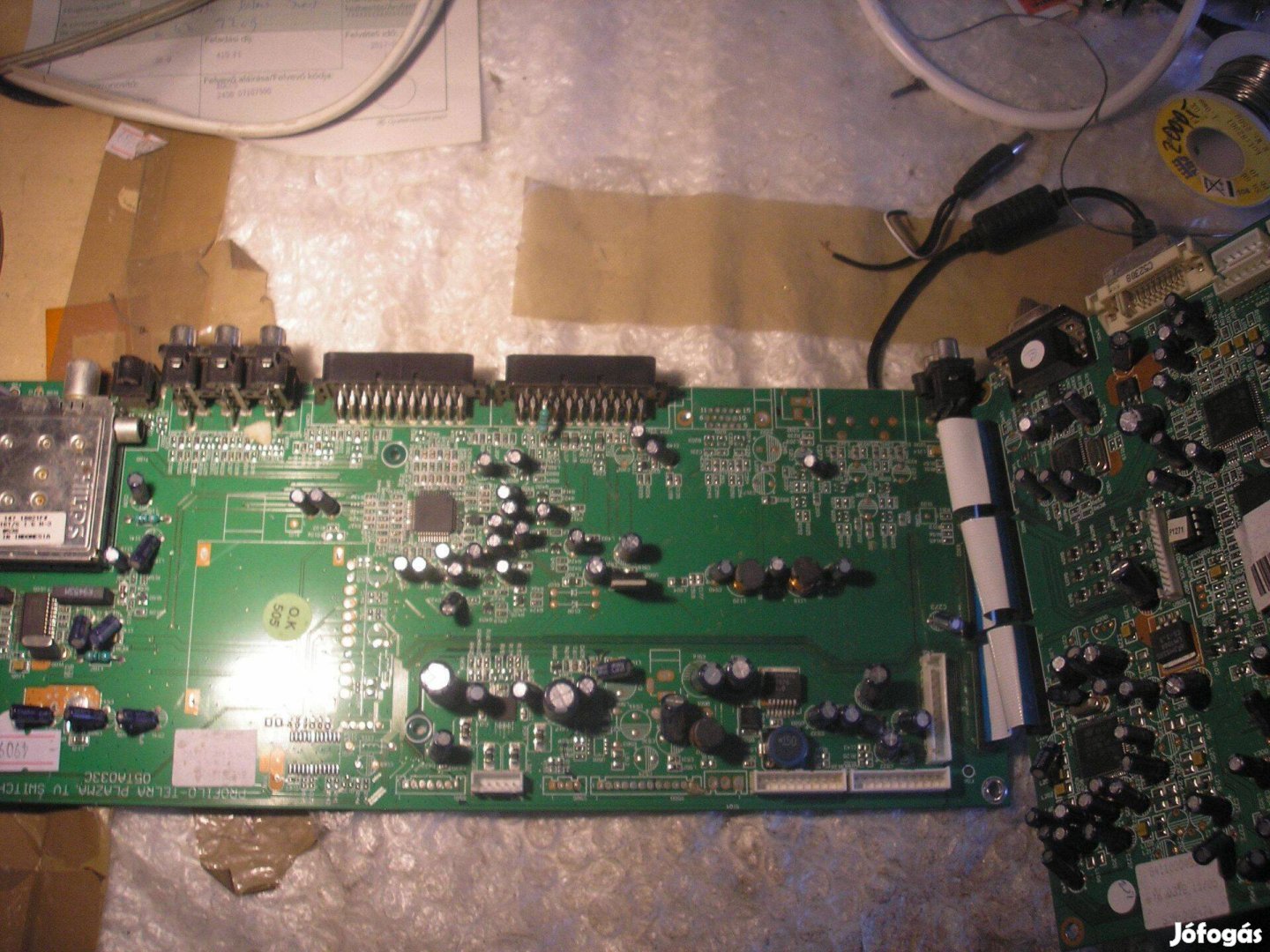 4909 Samsung plazma TV mainboard szett 05TA028B 05TA033C UV1316T/S