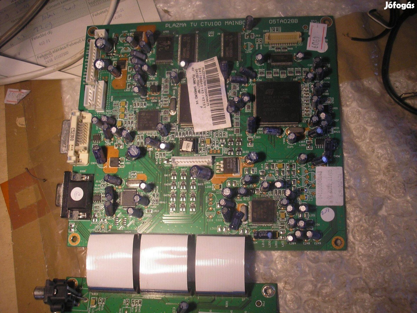 4909 Samsung plazma TV mainboard szett 05TA028B 05TA033C UV1316T/S