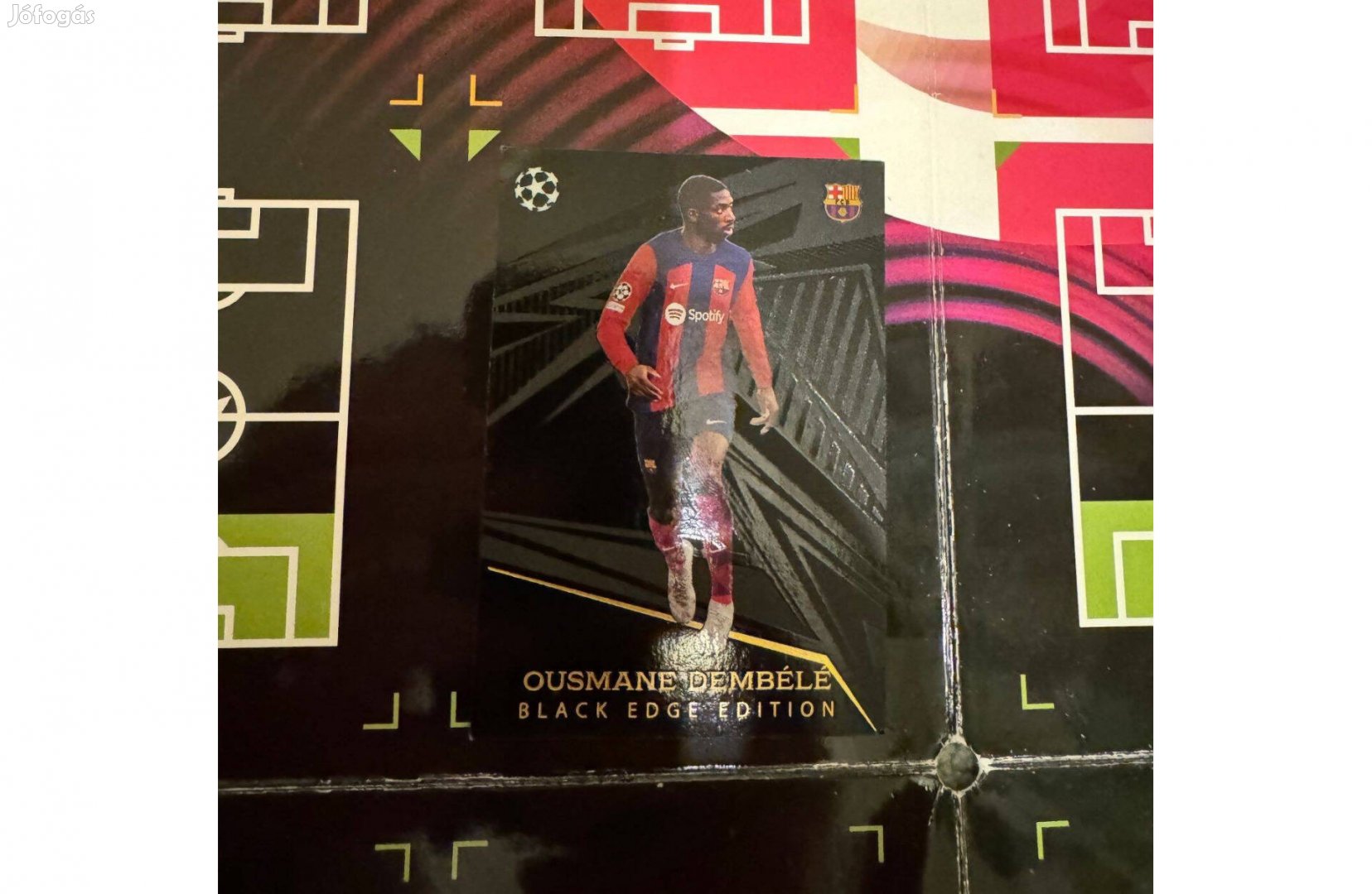 494 Ousmane Dembélé Black Edge Edition focis kártya (FC Barcelona) MAT