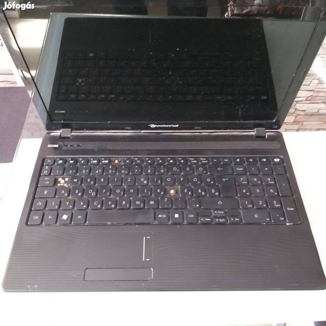 497.Packard Bellpew96 hibás,hiányos laptop.Bekapcsol,de képet nem ad.B