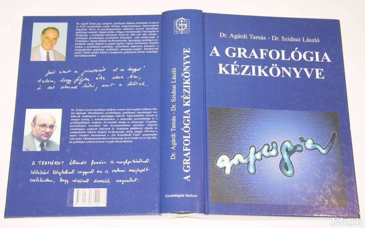 4990Ft A grafológia kézikönyve újszerű tankönyv ritkaság Bp. 12.ker