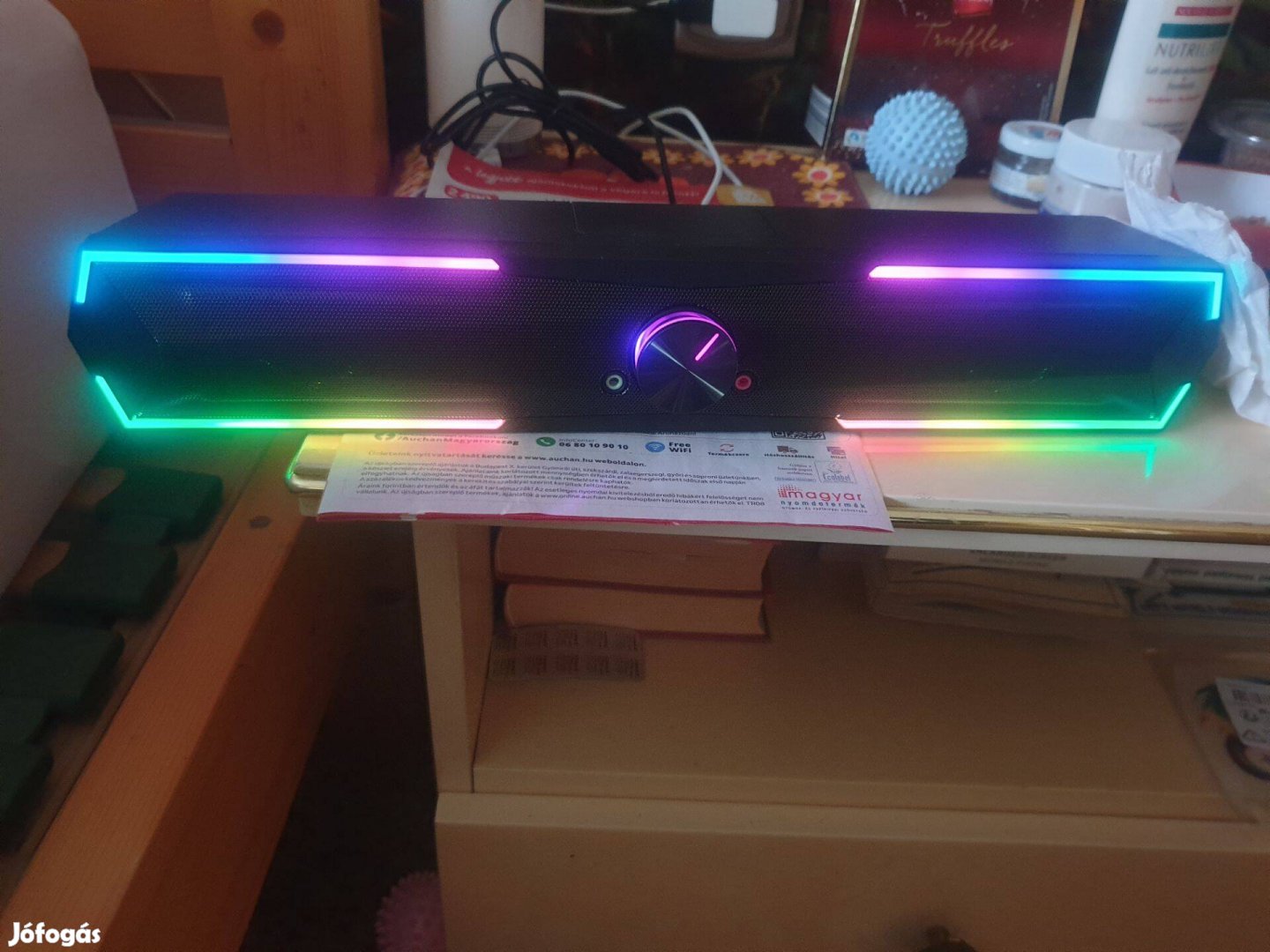 4D hangfal hangszóró Hifi sztereó Led világítás Új PC TV
