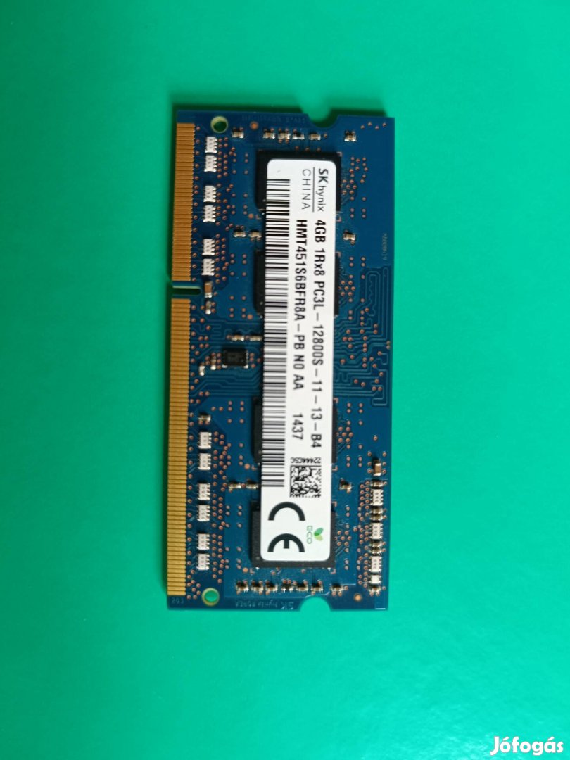 4Gb ddr3l laptop memória, akár ingyen postával