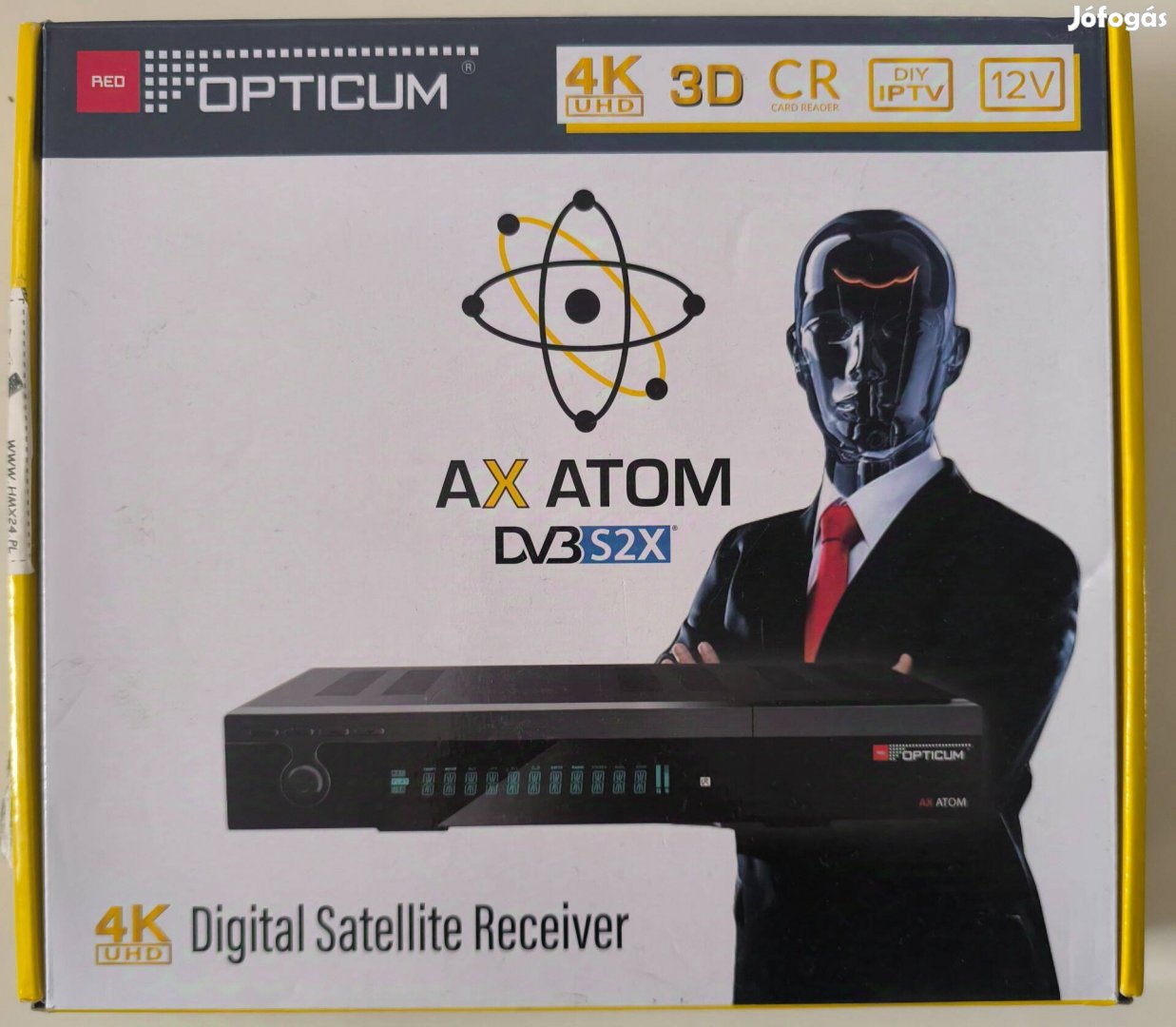 4K UHD 3D Opticum Red AX Atom Műholdvevő Beltéri Egység