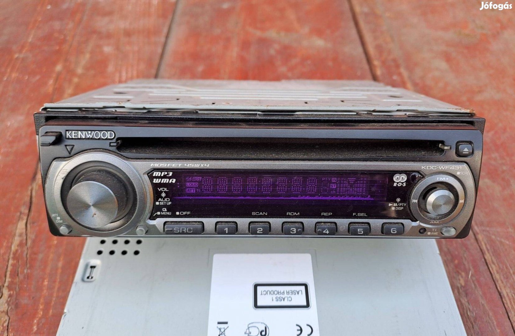 4X45W Kenwood KDC-WF431A ( MP3/WMA ) autó rádió cd-s