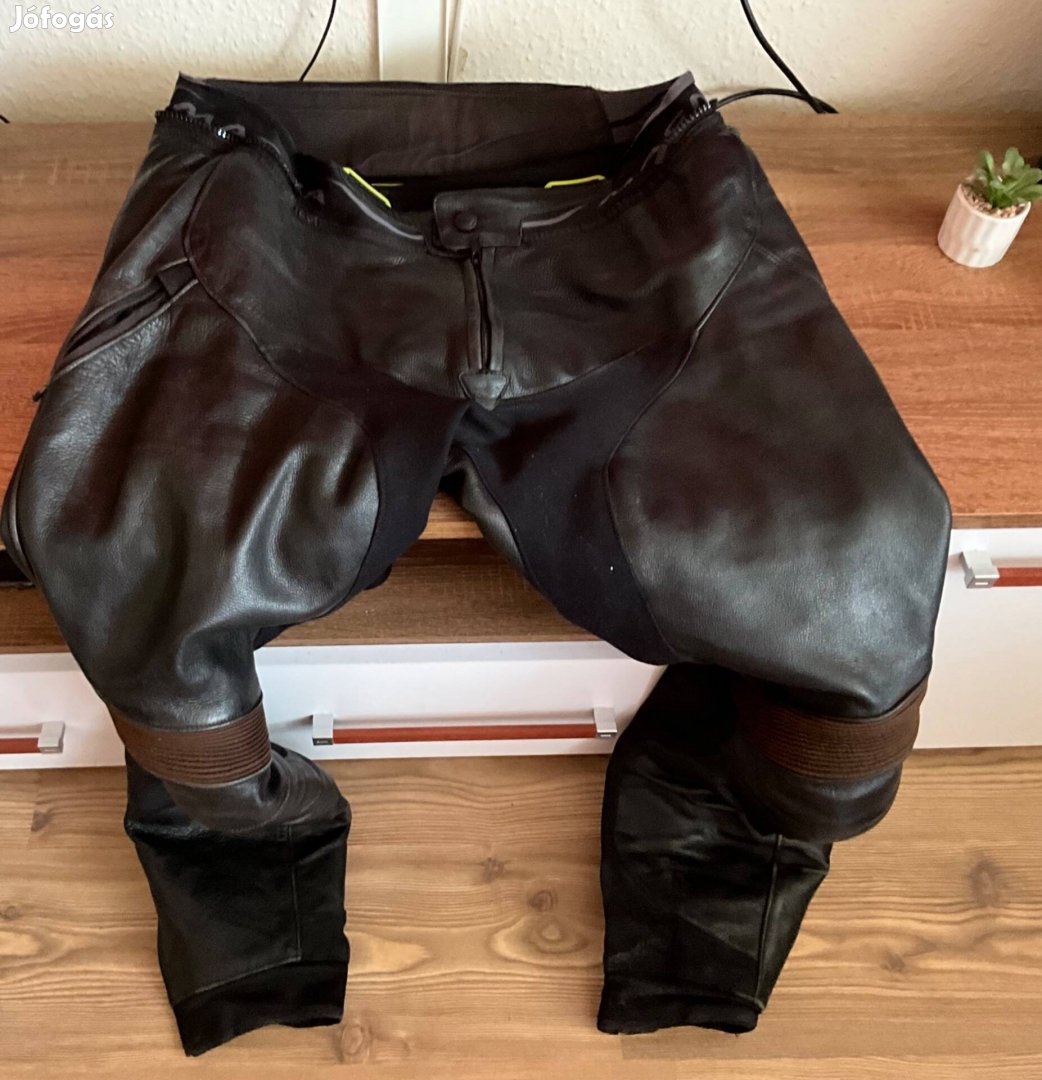 4XL nagyméretű motoros bőrnadrág
