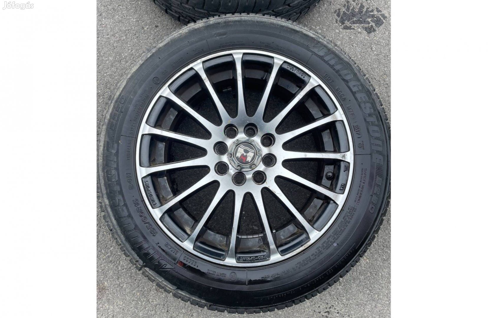 4*100 Wolfrace felni + Bridgestone 185/60R15