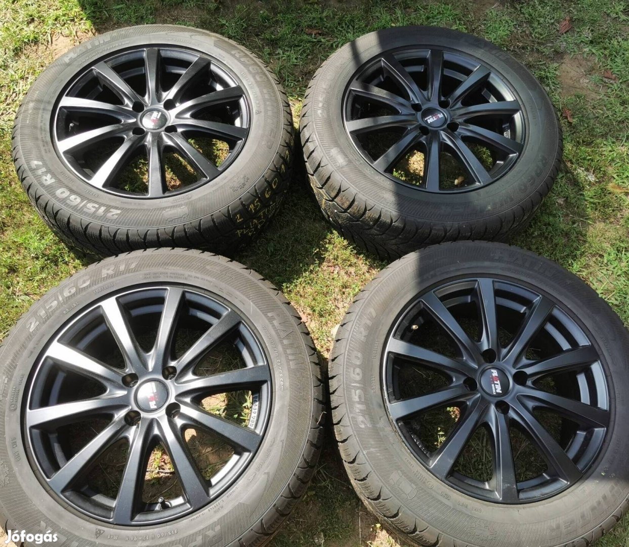 4*108 (Peugeot, Citroen) alufelni garnitúra 215 60 R17 téligumikkal