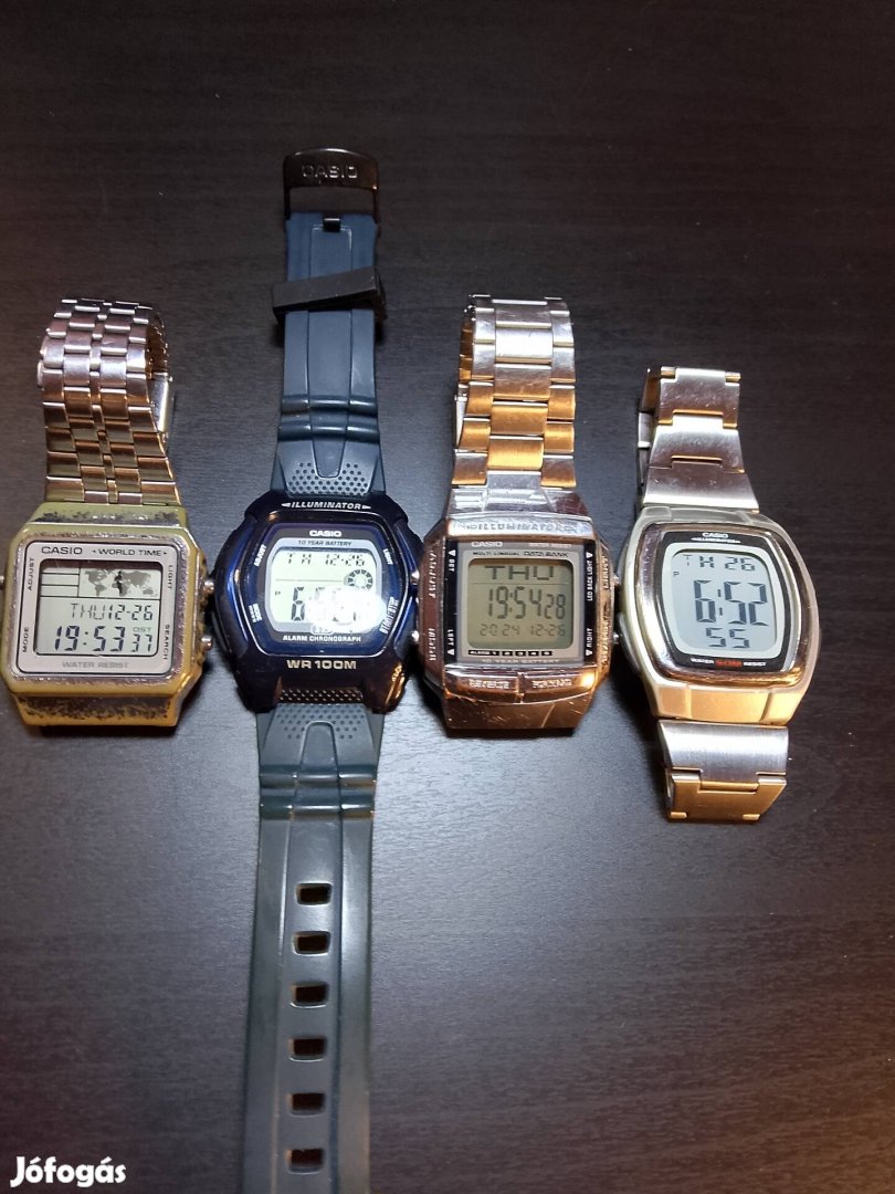 4 Casio kvarcóra