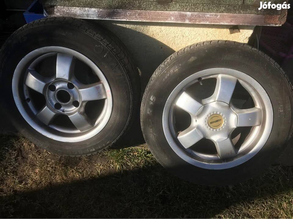 4 DB Chevrolethez vagy Opelhez jó állapotú nyári gumi felnivel, 15 col