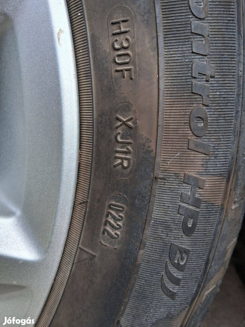 4 DB Opel Astra 16 colos felni újszerű Fulda gumival