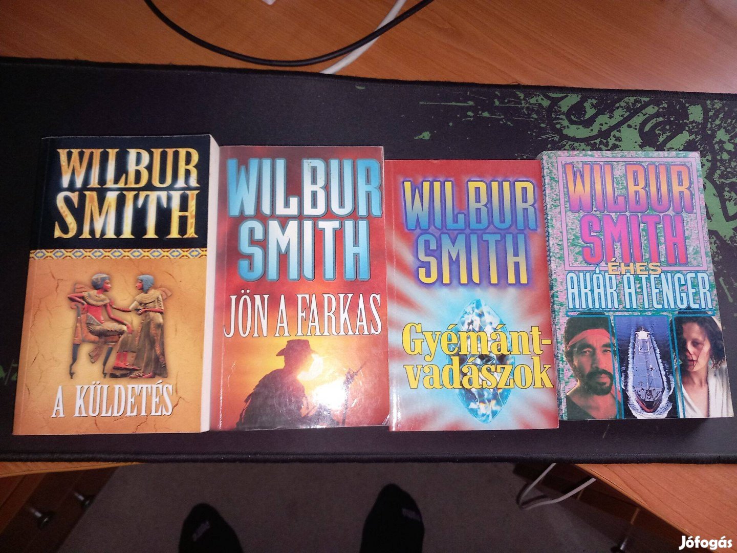 4 DB wilbur Smith regény