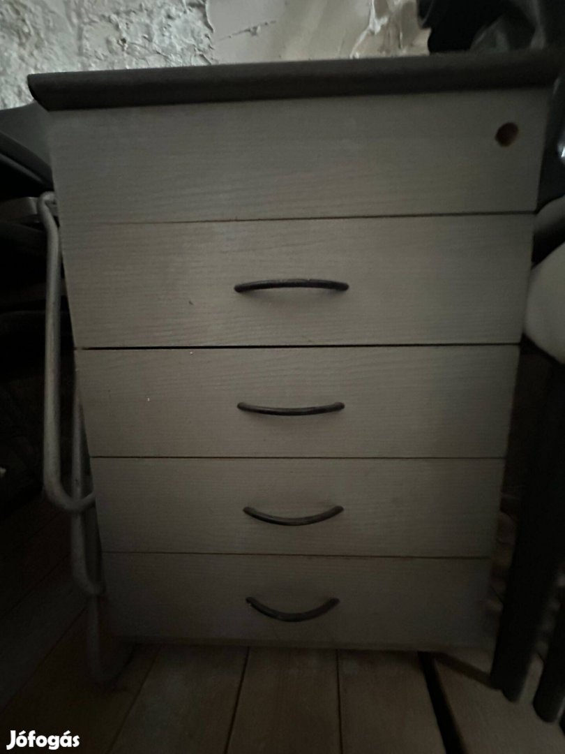 4 Fiókos Irodai Kisszekrény Irattartó Konténer