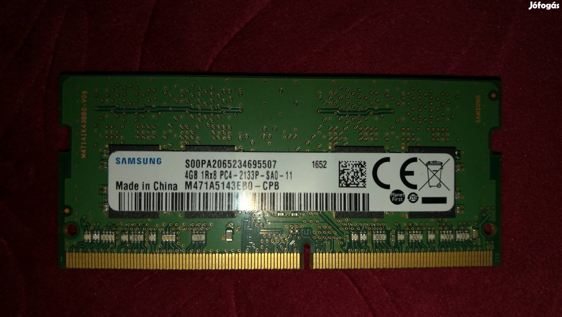 4 Gb DDR4 laptop ram eladó