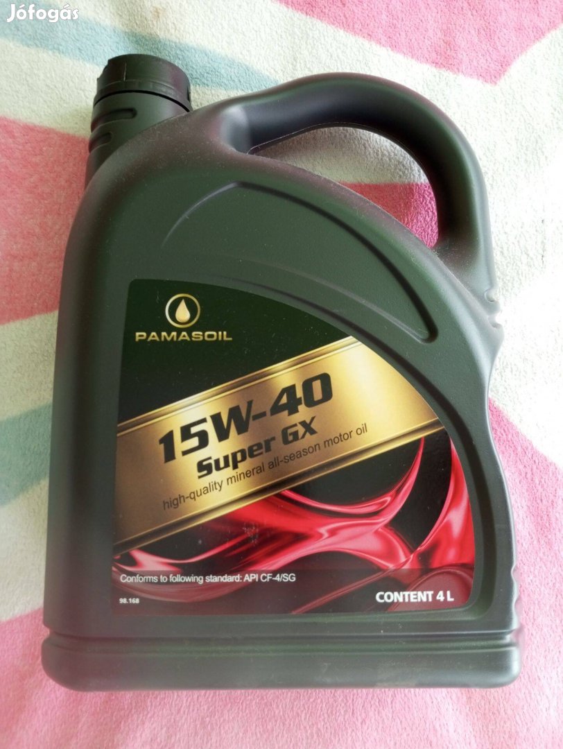 4 Liter 15W40 Super Gx motorolaj eladó