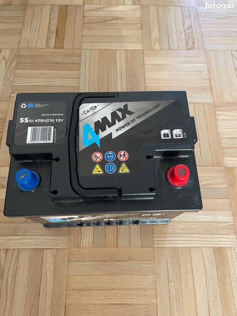 4 Max Indító Akkumlátor BAT55/470R/4Max 12V