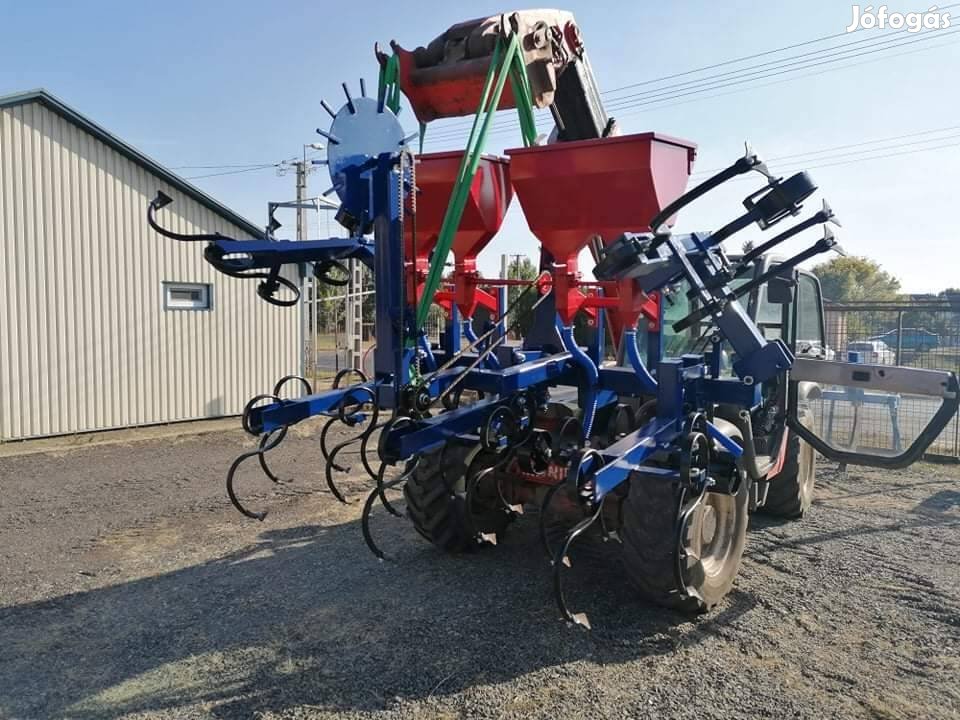 4 Soros Sorközművelő Kultivátor. Huzató kapa.
