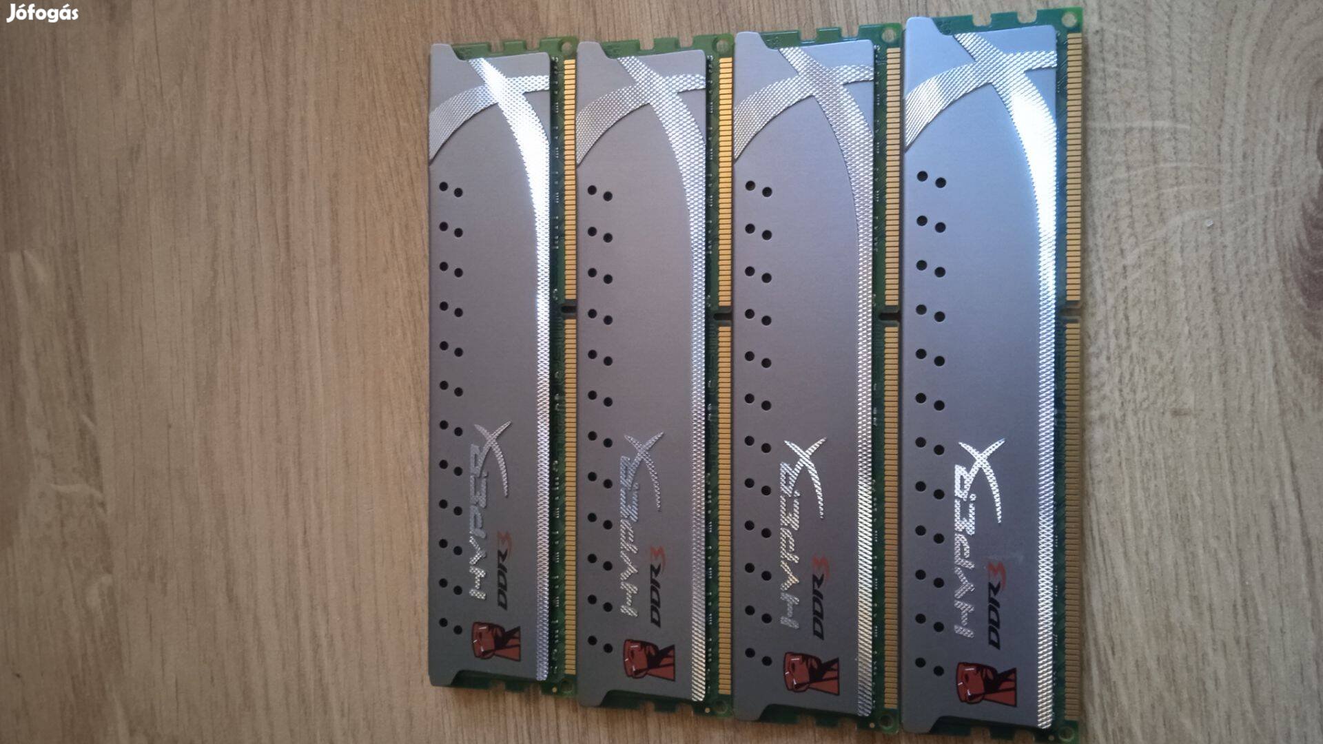 4 X 2 GB Kingston DDR3 memória hyperx 6000 Ft