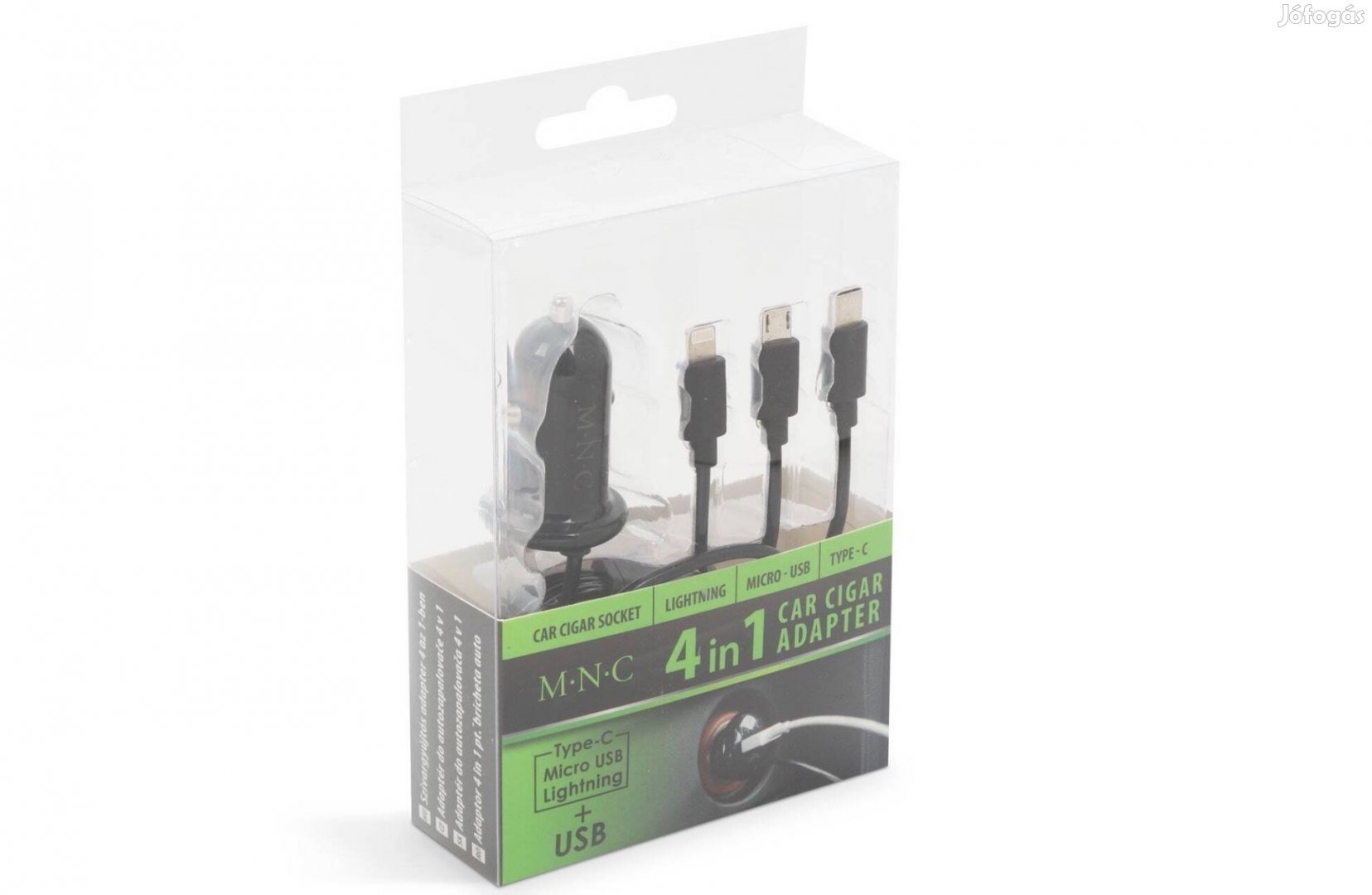 4 az 1-ben autós Szivargyújtó 12V 24V adapter 3,1A telefon töltő